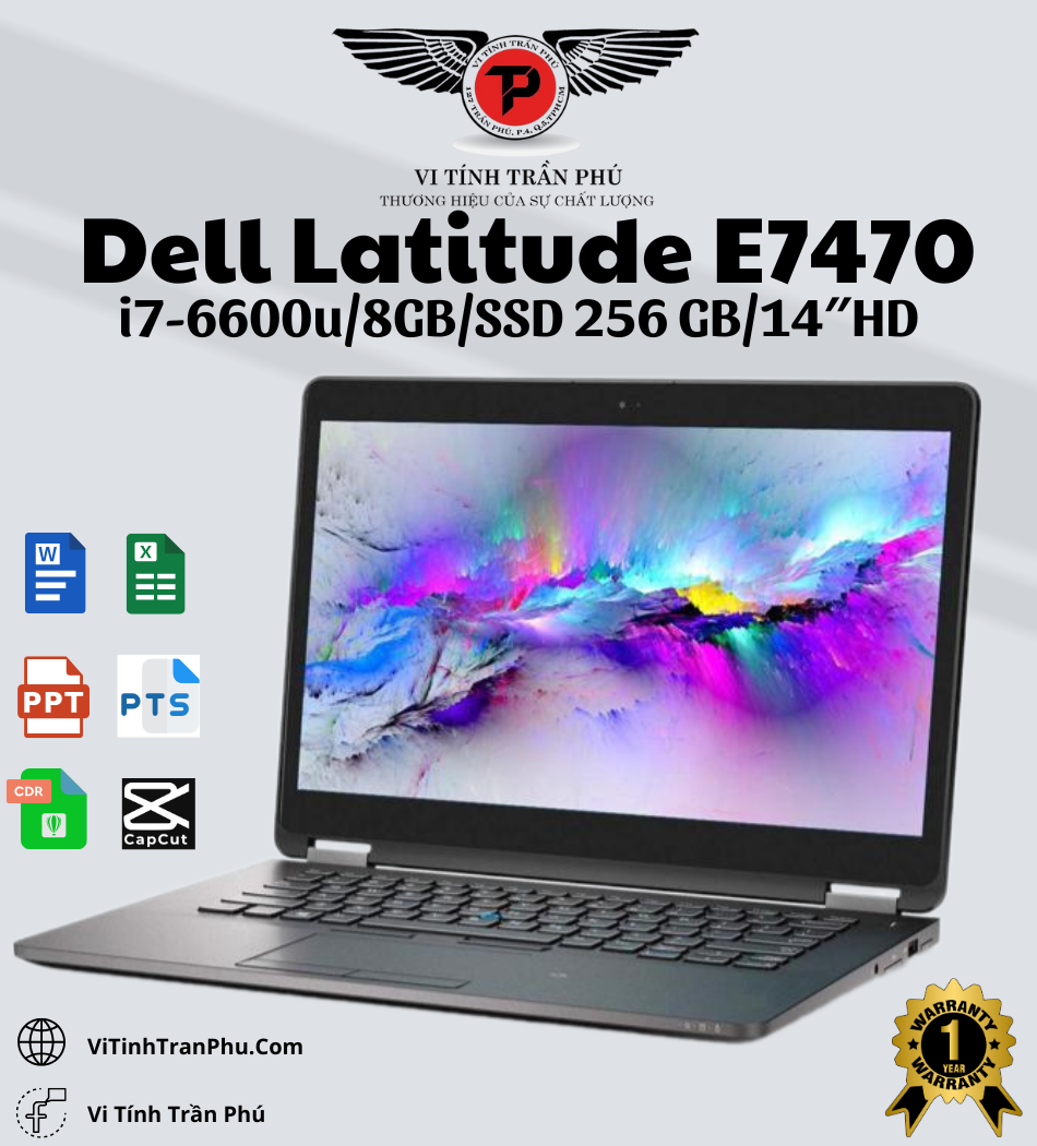 Laptop Dell Latitude E7470 - Core i7 6600u